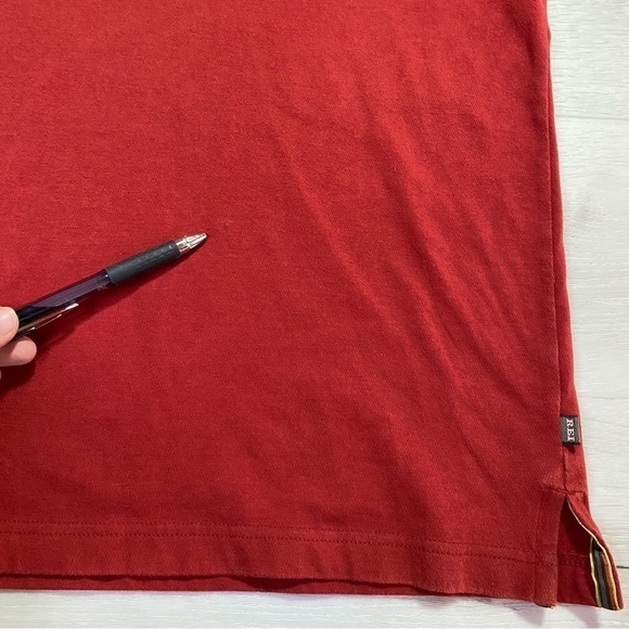 REI Red Snap Front UPF 50+ Polo Shirt, Size XL - Picture 13 of 14